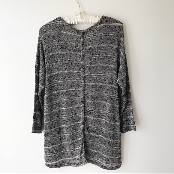 NWT Charming Charlie black and cream sweater - Picture 3 of 8